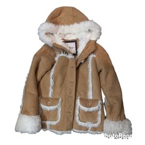 Vintage Gap Faux Suede Jacket Girls Size 10